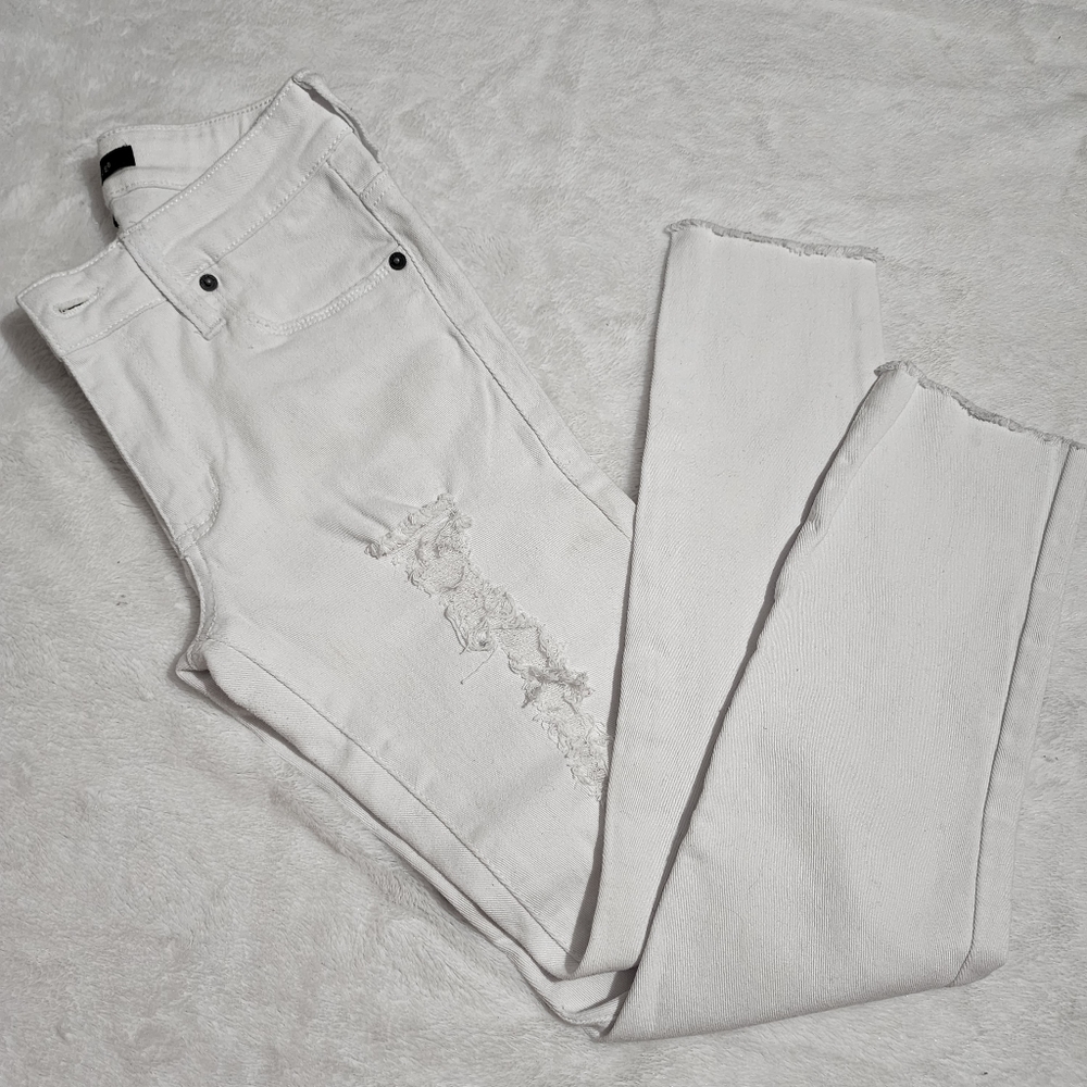 STS Blue white ripped skinny jeans Size 26
